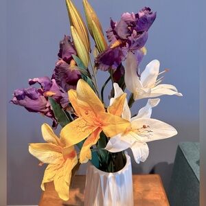 Lily and Iris Floral Stems